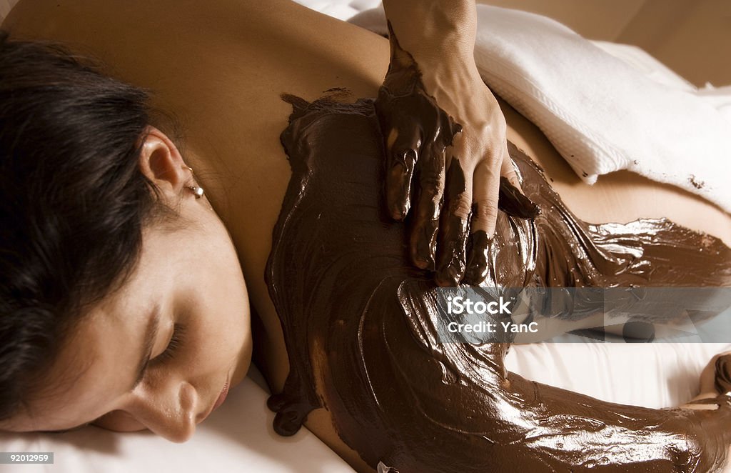Behandlung mit Schokolade - Lizenzfrei Alternative Behandlungsmethode Stock-Foto