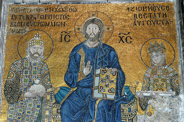 istock Mosaic of Jesus Christ, Hagia Sofia in Istanbul 92013200