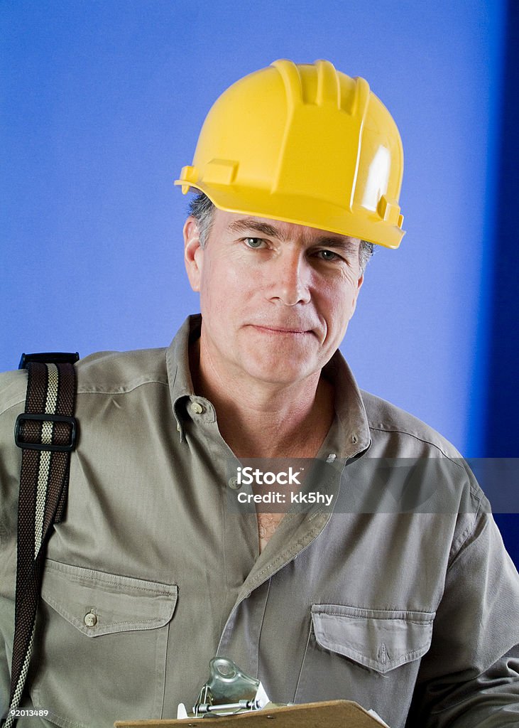 Foreman no trabalho - Royalty-free Acessibilidade Foto de stock