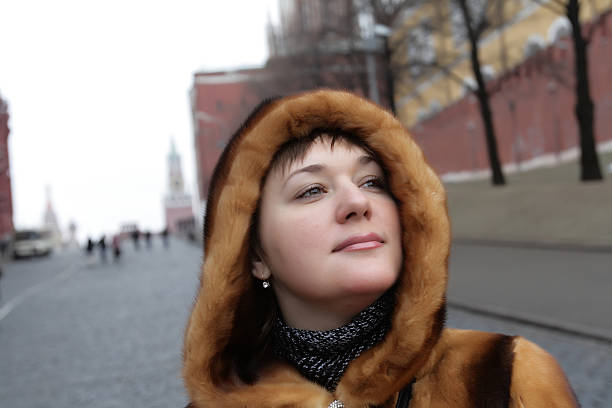 istock Pretty woman in Kremlin 92013558