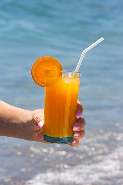 istock Glass of fresh orange juice 92013630