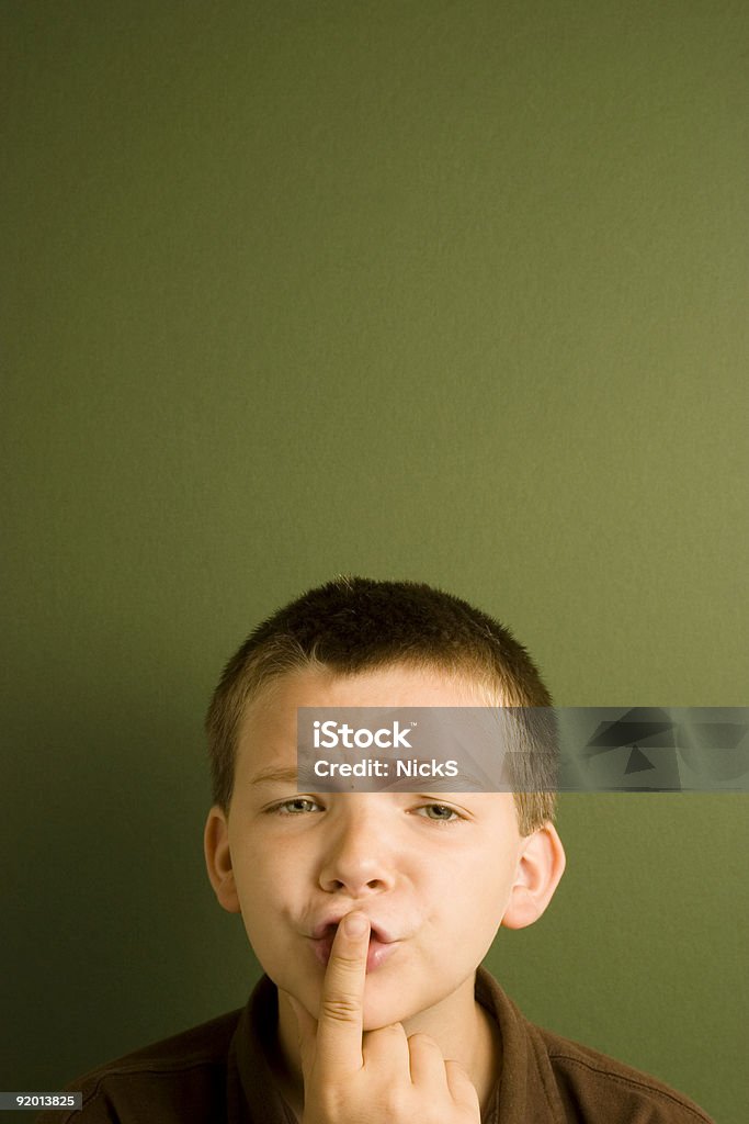 Expressão Series-Shush - Foto de stock de Face Humana royalty-free