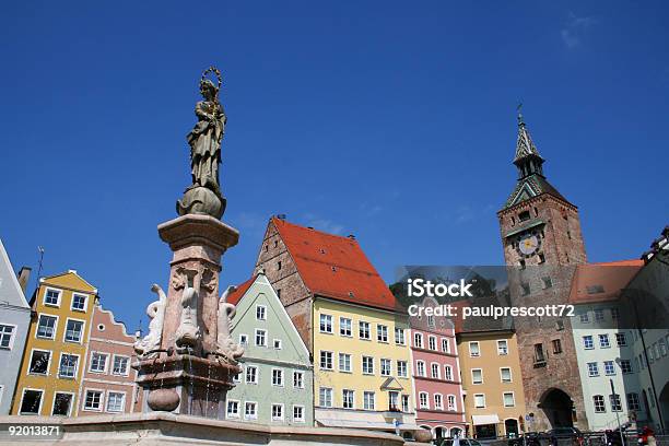 Plaza Principal De Landsberg Foto de stock y más banco de imágenes de Aire libre - Aire libre, Aldea, Alemania