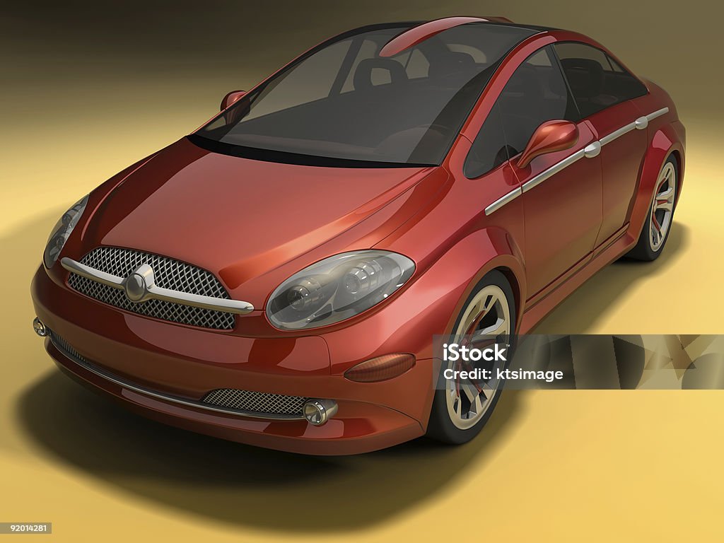 Концептуальный дизайн sportive автомобиле седан - Стоковые фото Автомобиль роялти-фри