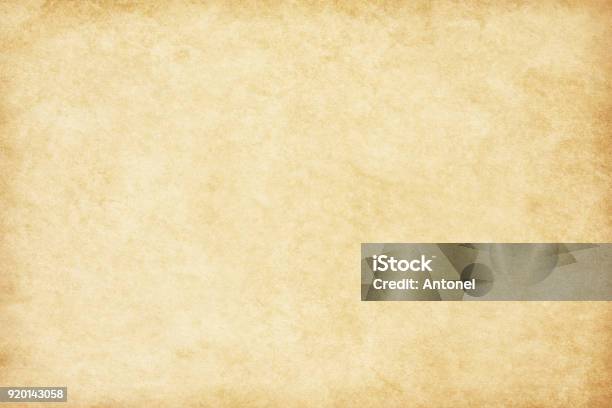 Aged Paper Texture Stock Photo - Download Image Now - Parchment, Paper, Backgrounds