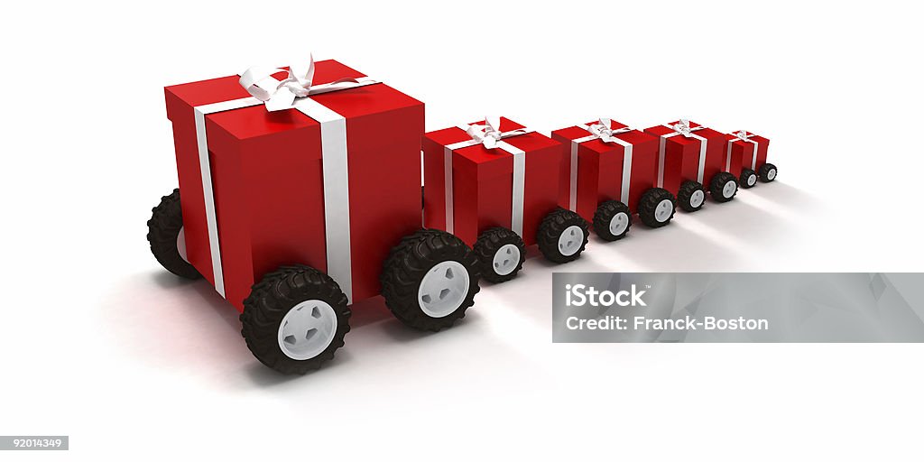 Caja de regalo convoy - Foto de stock de Alegría libre de derechos