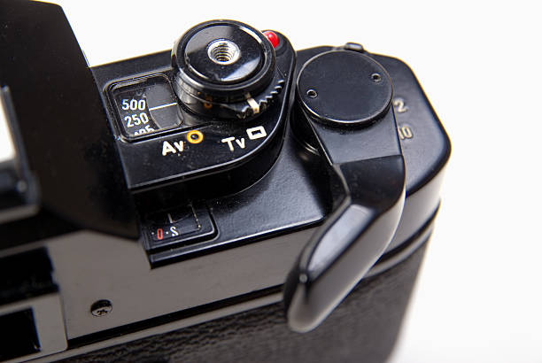istock close up of old classic 35mm slr camera 92015428