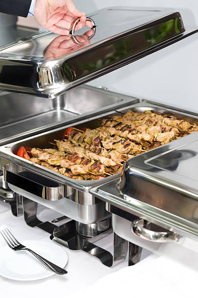 istock chafing dish heater with grilled meat 92015518
