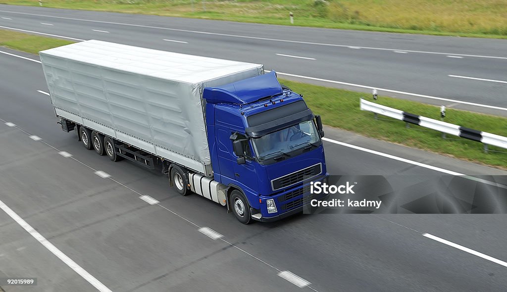 ブルー lorry 、グレーの予告編（上図） - カラー画像のロイヤリティフリーストックフォト