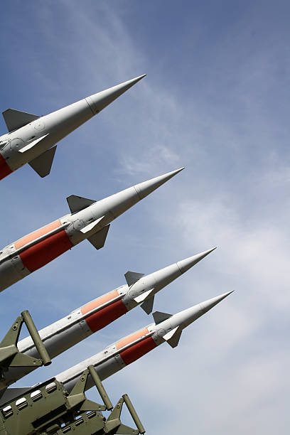 Four missiles  Missile stock pictures, royalty-free photos & images