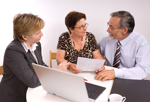 Professional helps couple with financial advice