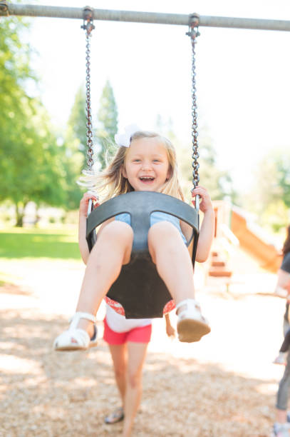 istock Summer Swinging at the Neighborhood Playground! 920171204