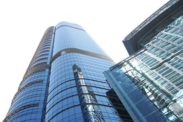istock Isolated city skyscrapers 92017317