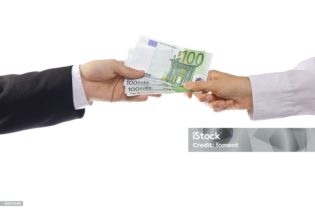 購入のコンセプト - ユーロ貨幣のロイヤリティフリーストックフォト