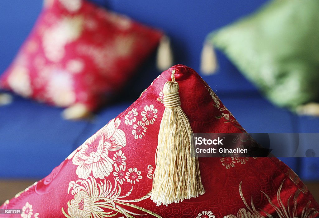 Oriental cuscino - Foto stock royalty-free di Divano