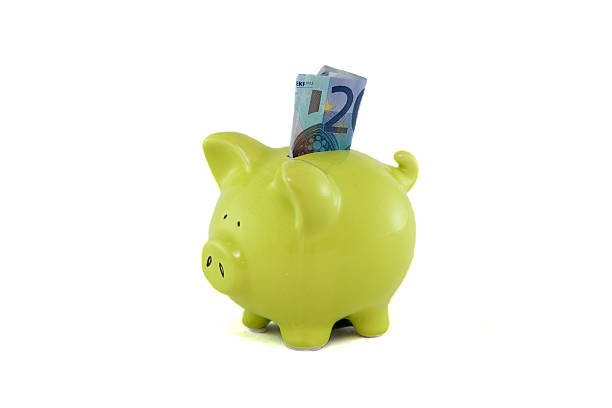 ahorro dinero - piggy bank savings pig currency fotografías e imágenes de stock