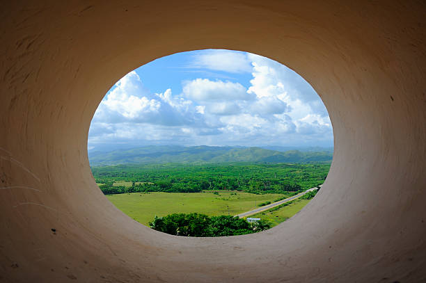 Cuban landscape stock photo