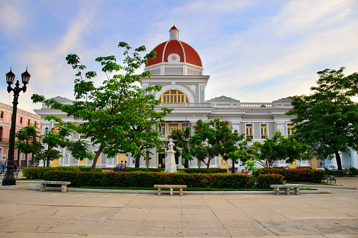 A view of cienfuegos Plaza and City hall building