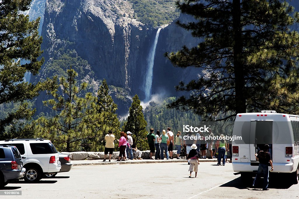 Yosemite Valley Overlook 3  Tourist Stock Photo