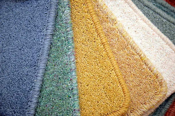 Photo of carpet samples