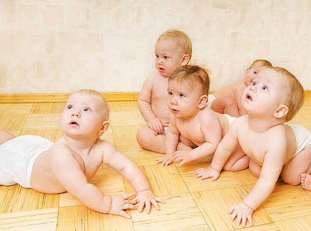 istock Group of adorable toddlers 92019340