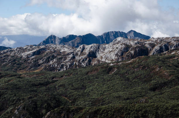 Mountain range in Shangri la, Yunnan, China