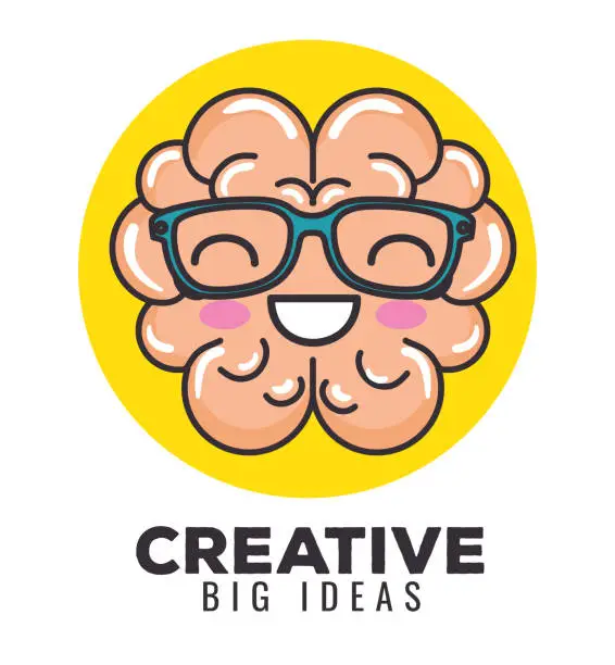 Vector illustration of creative big idea set icons