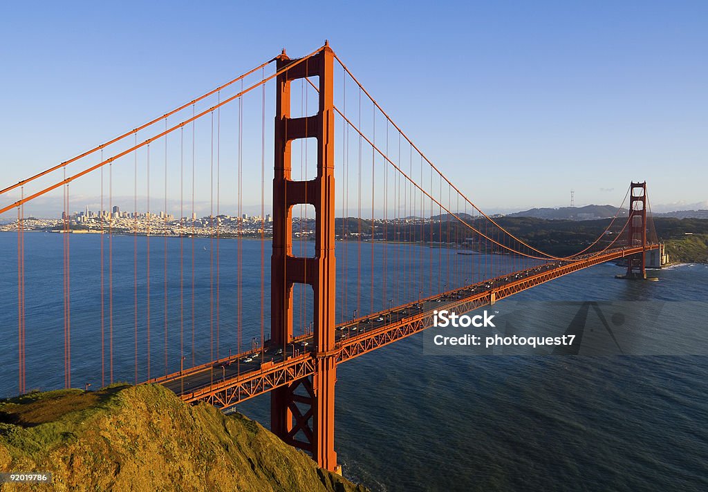 Golden Gate Bridge - Foto stock royalty-free di Acqua