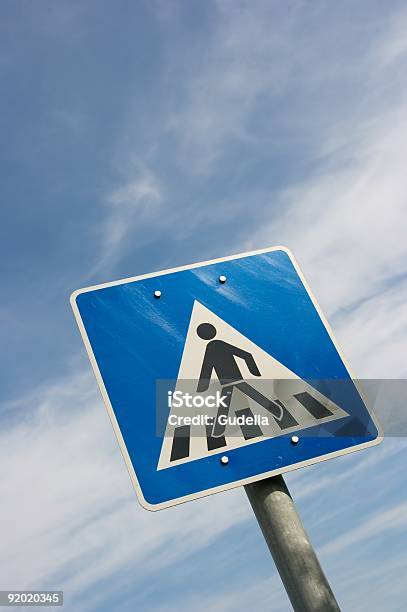 Crossing Stock Photo - Download Image Now - Blue, City Life, Close-up