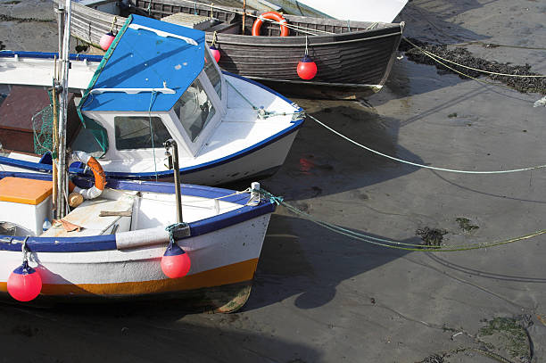 istock Small Boats At Low Water 92020550