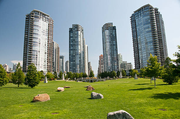 istock Green space with in the downtown highrise condos 92020824