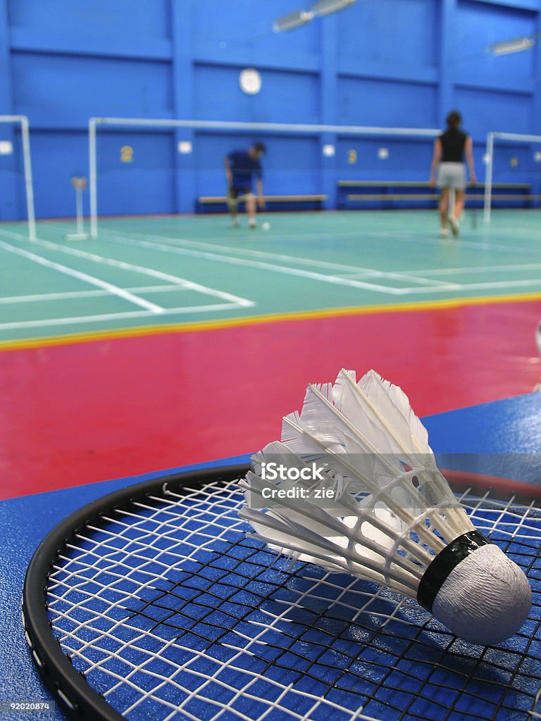 badminton palestra - Foto stock royalty-free di Badminton - Sport