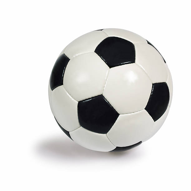 istock A soccer ball on a white background 92022148