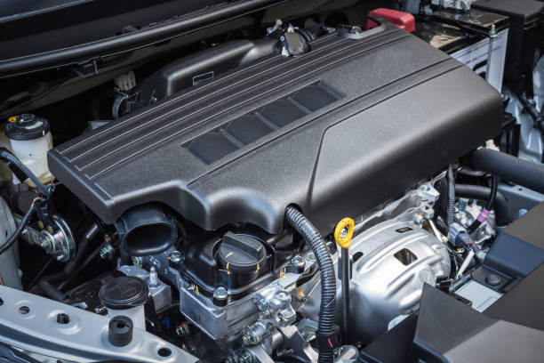 istock Detail of new car engine 920221600