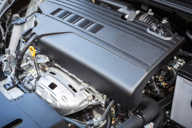 istock Detail of new car engine 920221746