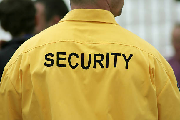 guardia di sicurezza - security security guard event protection foto e immagini stock