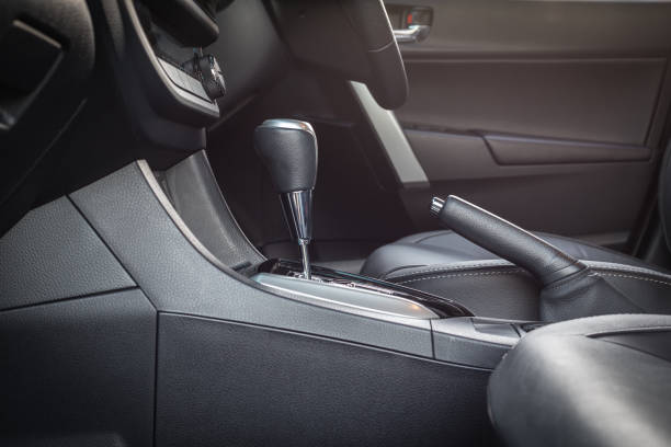 istock Detail of new modern car interior 920228274