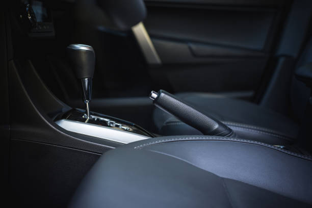 istock Detail of new modern car interior 920228322