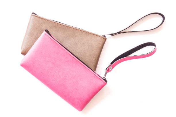 istock Close up color womens leather  purse isolated on white 920228562