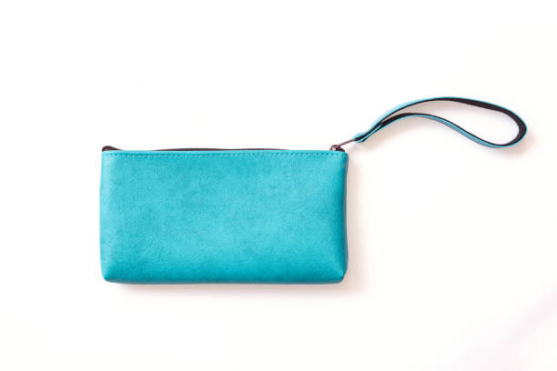 istock Close up color womens leather  purse isolated on white 920228598