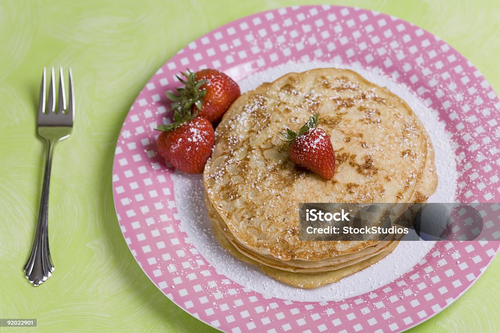 Vegan Panquecas - Royalty-free Açúcar em Pó Foto de stock