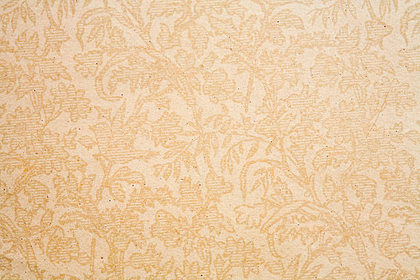istock Antique Paper Found on Old Book Cover, Circa 1880 Beige 92023353
