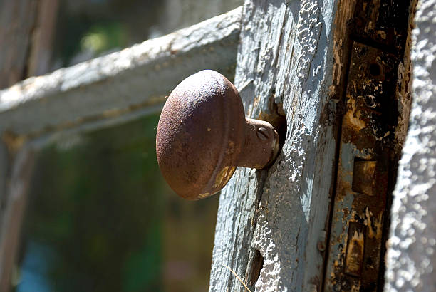 Old Doorknob stock photo