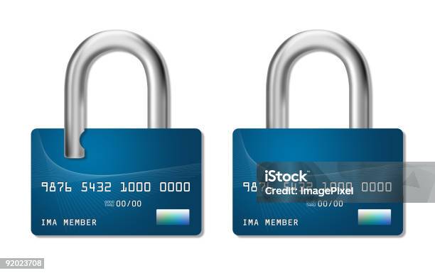 Kreditkartenbetrug Stockfoto und mehr Bilder von Bankkarte - Bankkarte, Schloss - Abschließen, Sicherheitsgefühl