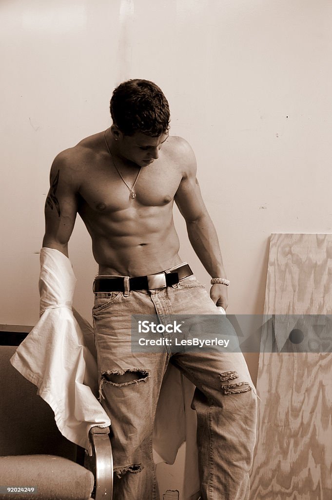 bravado  Male Exotic Dancer Stock Photo