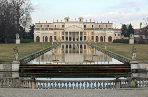 Villa Pisani is one of the first beautiful baroque style villas along Brenta river. It's located in Stra (Venice), Italy.