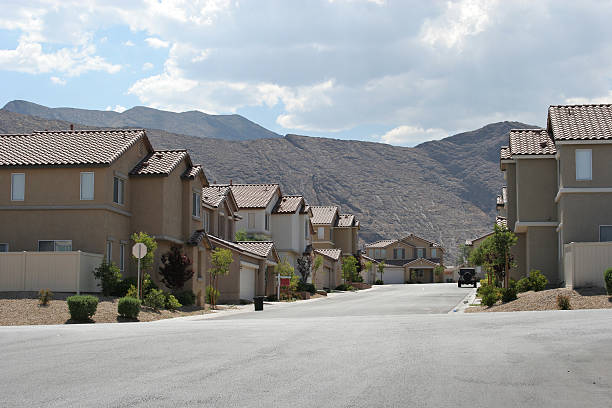 High quality stock photo of the Westlake district in Daly City, CA. The houses are the origin of the song \