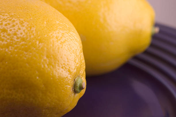 Two Lemons stock photo