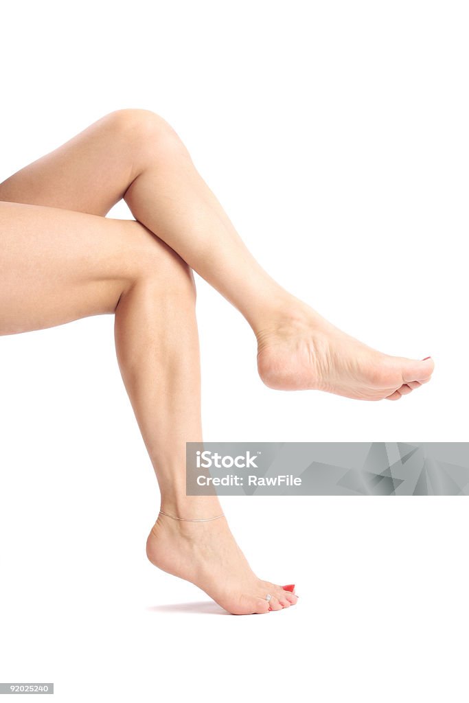 Bela mulher pernas e pés - Royalty-free Adulto Foto de stock