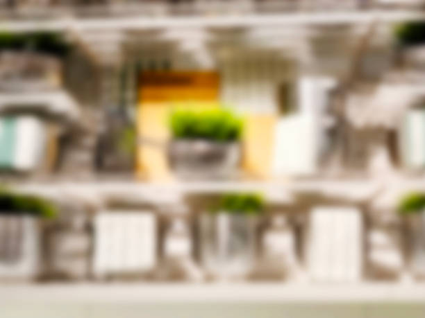 istock Blurred abstract background. Interior furniture store 920260720